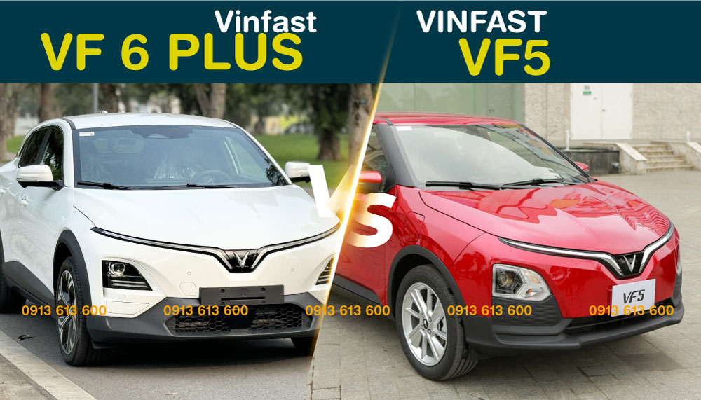 so sanh chi tiet vinfast vf5 va vinfast vf 6 plus